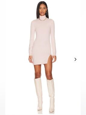 Lovers + Friends Tamarin Sweater Dress- New With Tags- Baby Pink- Small